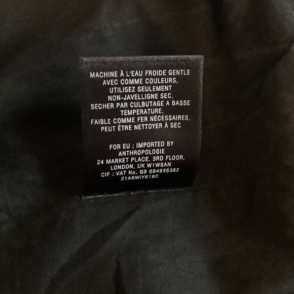 Anthropologie Moulinette Soeurs Dress Sz 6 Embroidered Floral Striped‎ Fit Flare - Picture 4 of 8